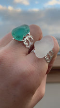 Load and play video in Gallery viewer, Bré Sea Glass Ring
