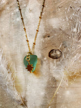 Load image into Gallery viewer, Golden Hour Sea Glass Necklace
