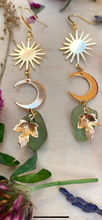 Load image into Gallery viewer, Dawn Goddess Sea Glass Earrings
