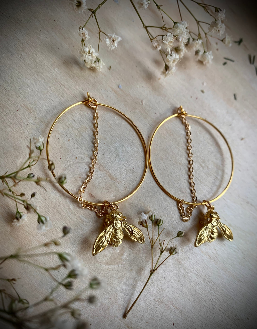 Queen  B Earrings