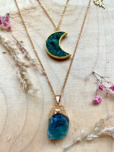 Load image into Gallery viewer, Aventurine Moon Layering Necklaces
