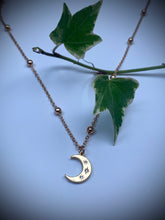 Load image into Gallery viewer, Sister of the Moon Gold Necklace
