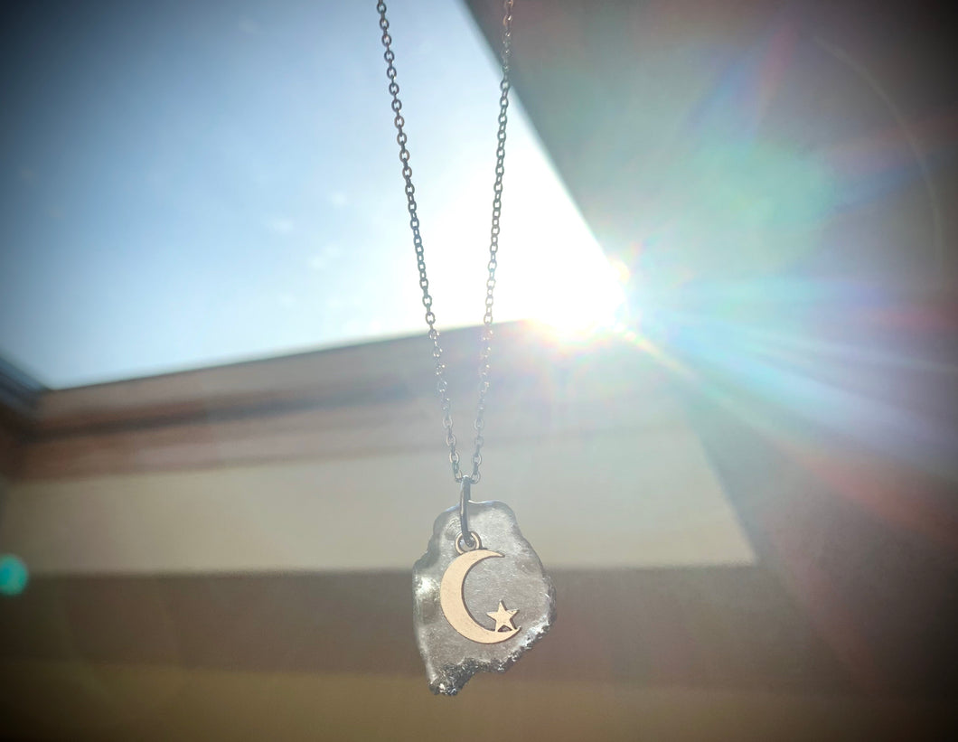 Dervila Moon Rock Necklace