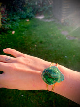Load image into Gallery viewer, Emerald Wings Sea Glass Bracelet
