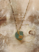 Load image into Gallery viewer, Golden Hour Sea Glass Necklace
