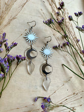 Load image into Gallery viewer, Full Circle Sea Glass Earrings
