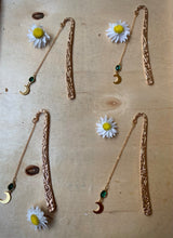 Load image into Gallery viewer, Emerald Moon Bookmark
